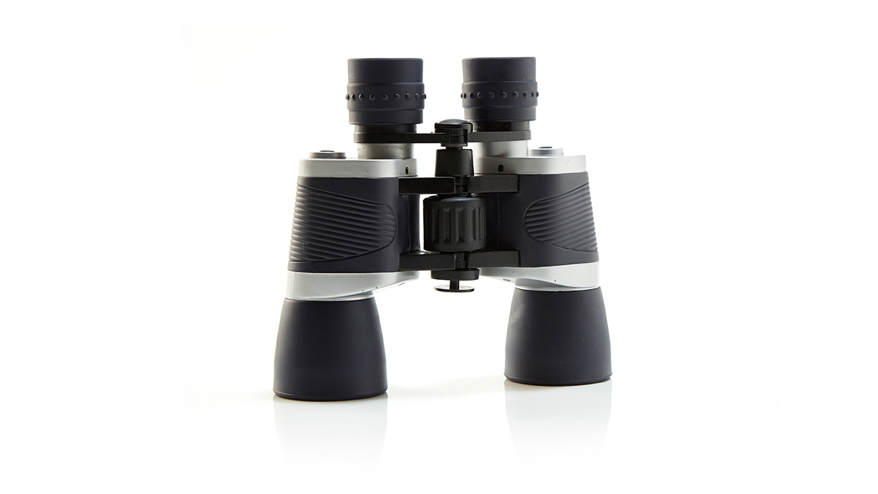 binoculars white background