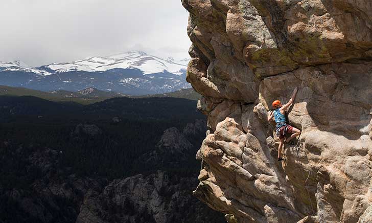 rock climbing