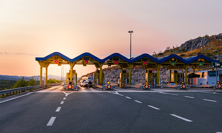 toll booths