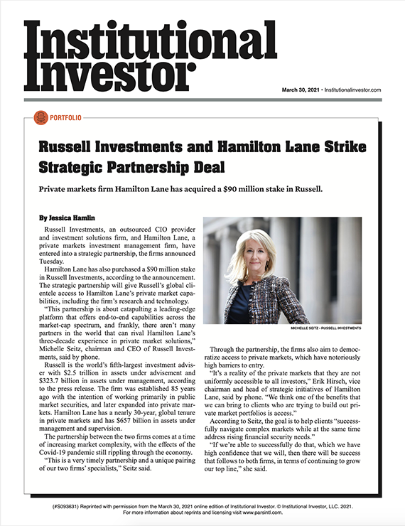 Hamilton Lane Russell PI article