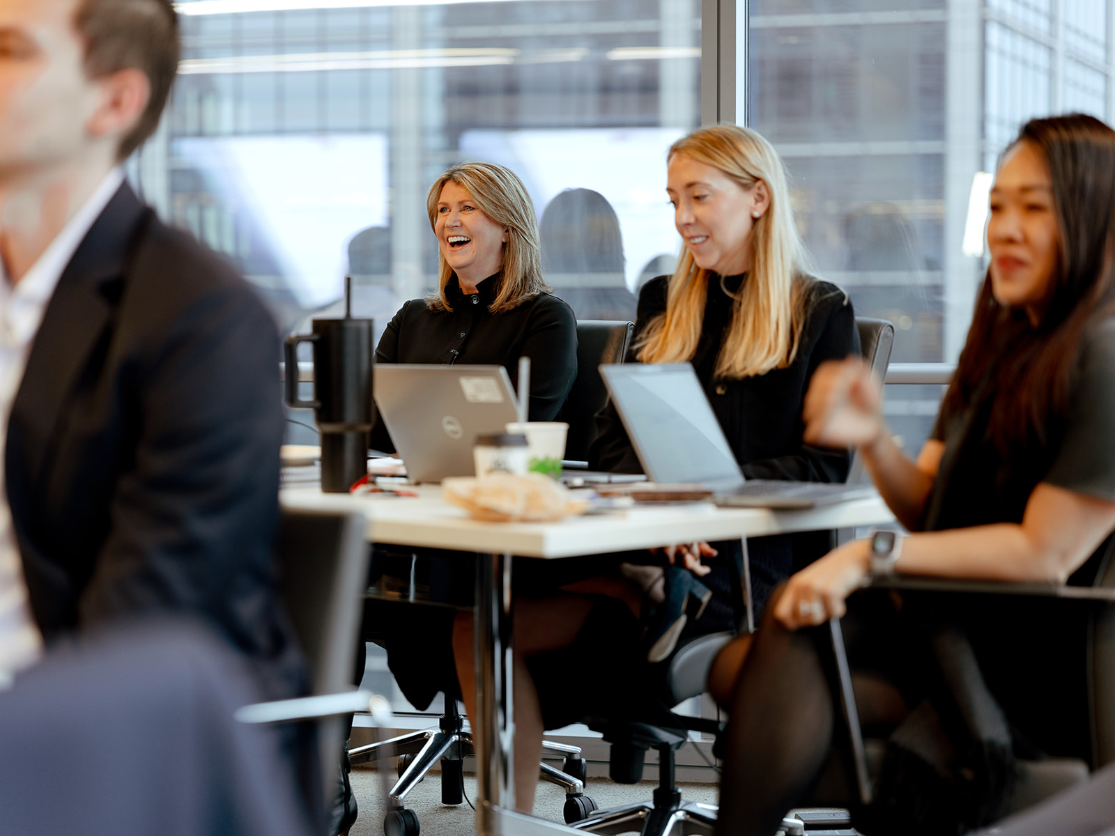 Russell Investment associates during a team meeting